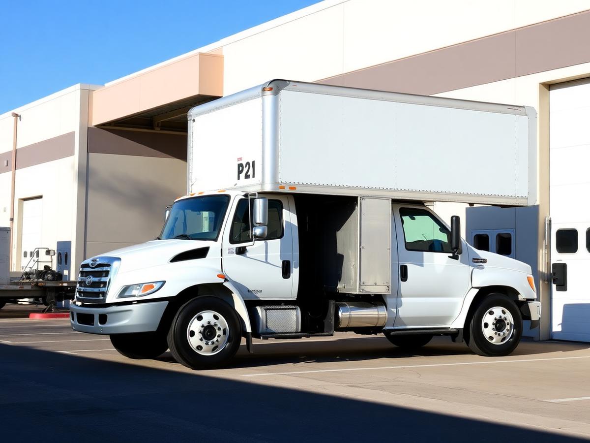 Camion de livraison de 20 pieds