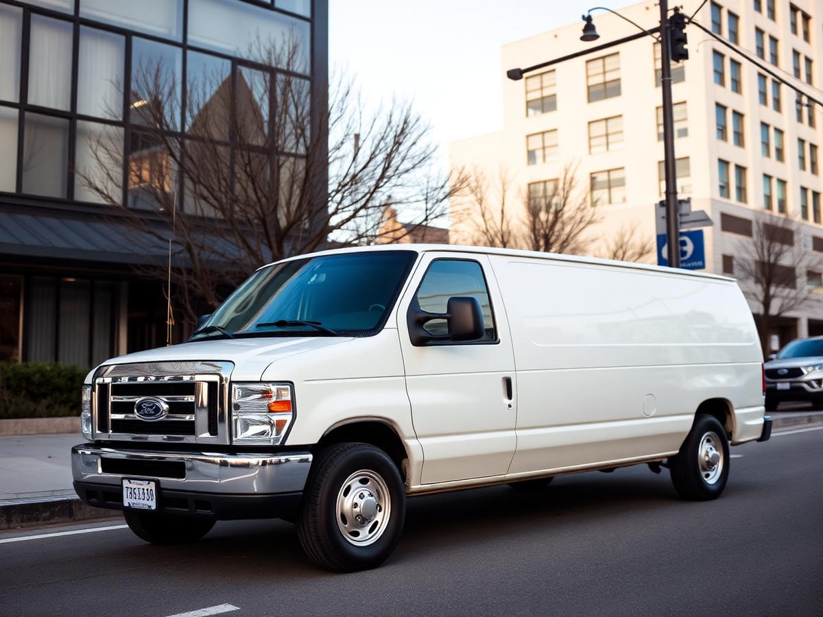 Fourgonnette Econoline de livraison