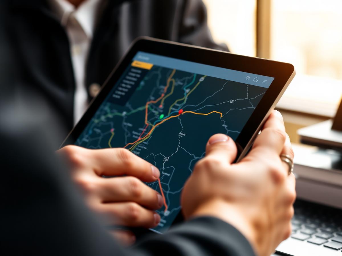 Coordination logistique sur écran